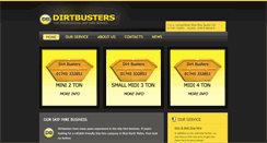 Desktop Screenshot of dirtbusters-skiphire.co.uk